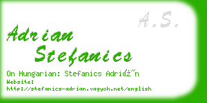 adrian stefanics business card